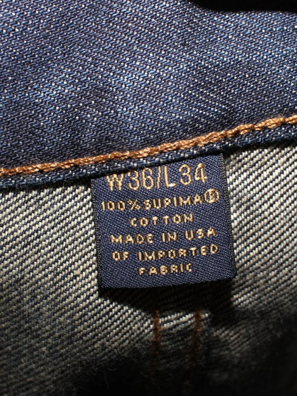 NWT Brooks Brothers 1818 Denim Size 36 x 34